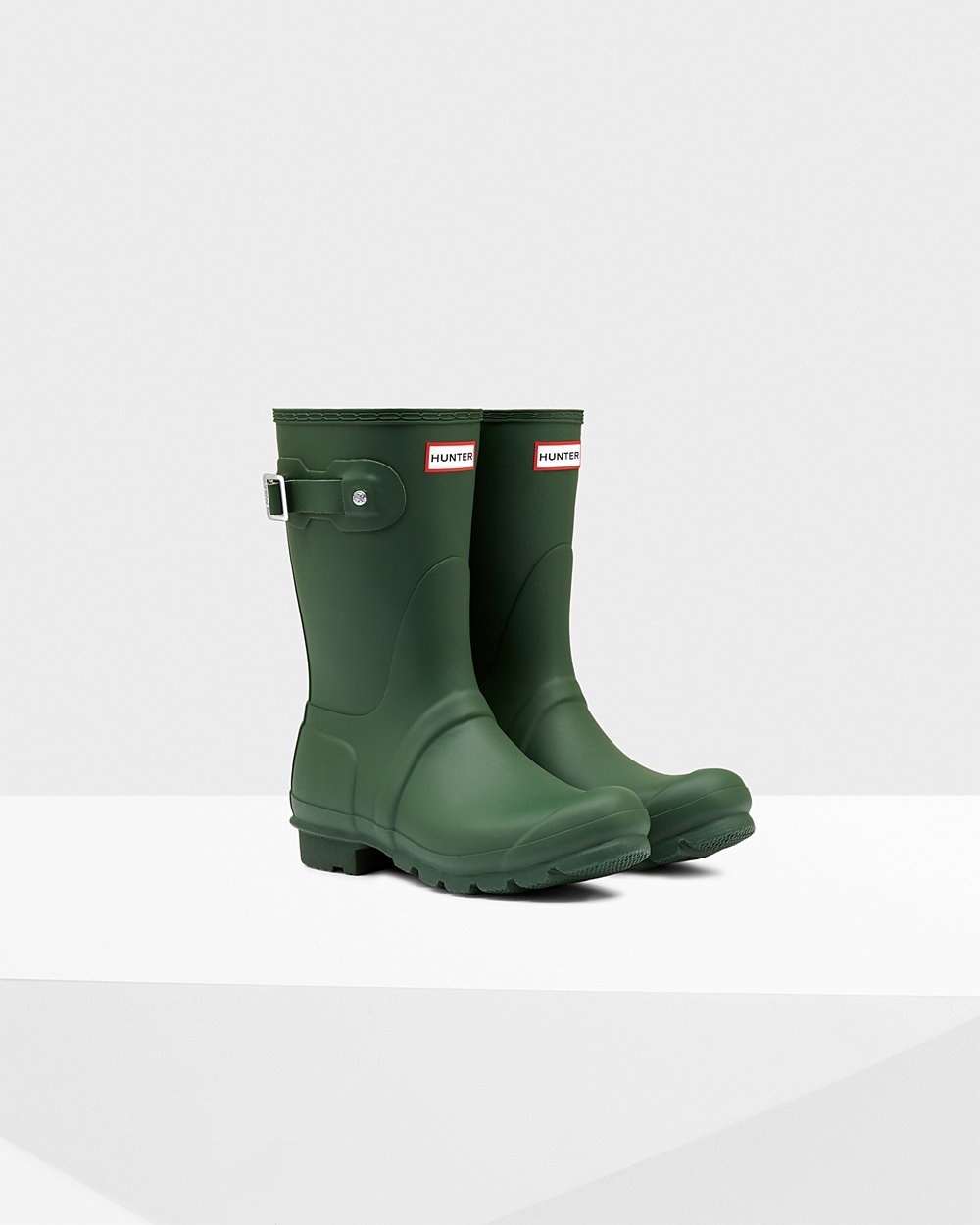 Hunter Mujer Original - Botas de Lluvia Verde - 562-AMGTSR